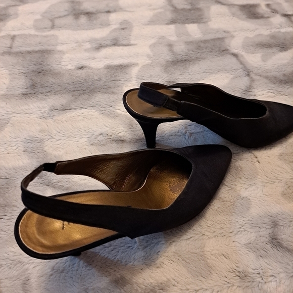 Yves Saint Laurent Black Slingback Heels  Size 8.5 - Picture 10 of 12